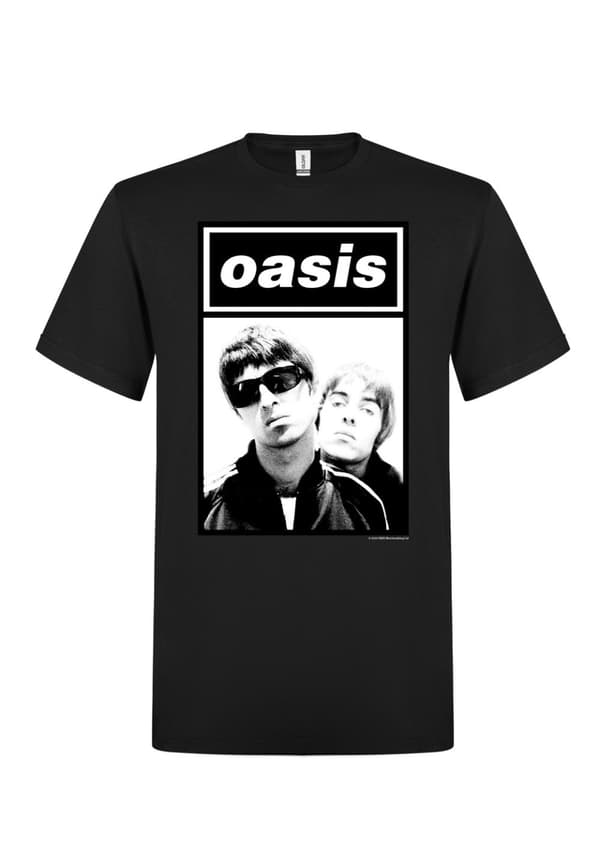 Oasis- Noel & Liam Boxed Photo  T-Shirt