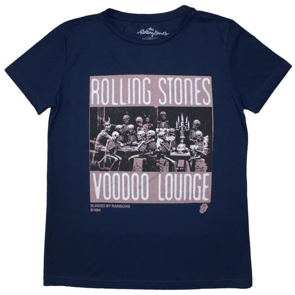 The Rolling Stones T-shirt med Voodoo-dödskallar för dam och dam