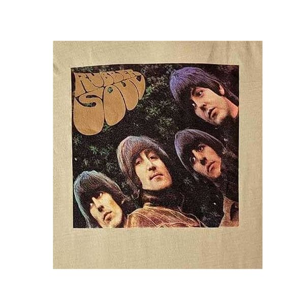 The Beatles Unisex Adult Rubber Soul US Sleeve Print T-Shirt