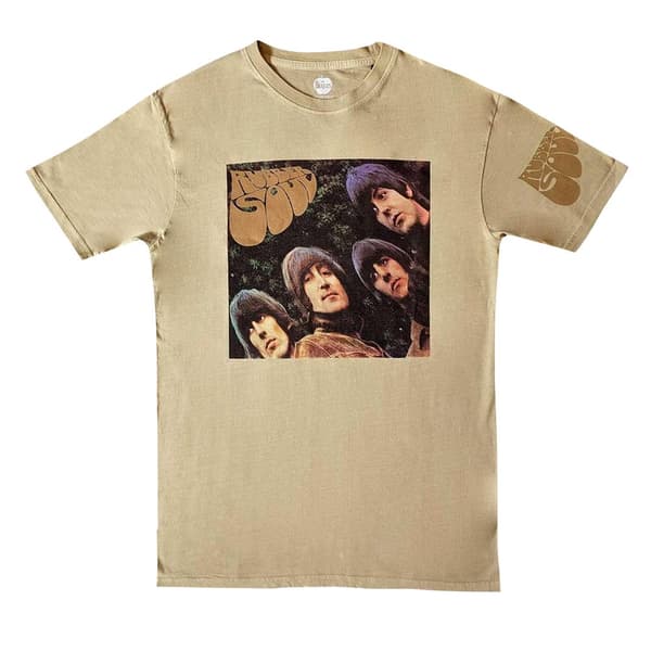 The Beatles Unisex Adult Rubber Soul US Sleeve Print T-Shirt