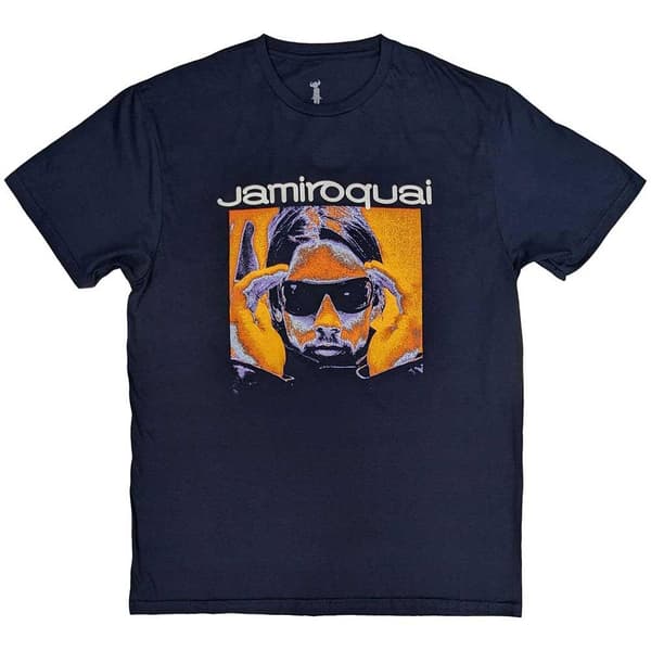 Jamiroquai Unisex Adult Orange Glow Cotton T-Shirt