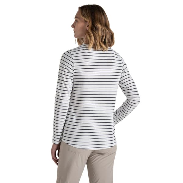 Craghoppers Womens/Ladies Akona Stripe Nosilife Long-Sleeved T-Shirt
