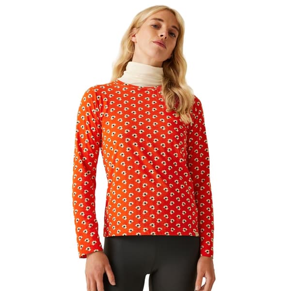 Regatta Womens/Ladies Orla Kiely Clover Long-Sleeved Winter T-Shirt