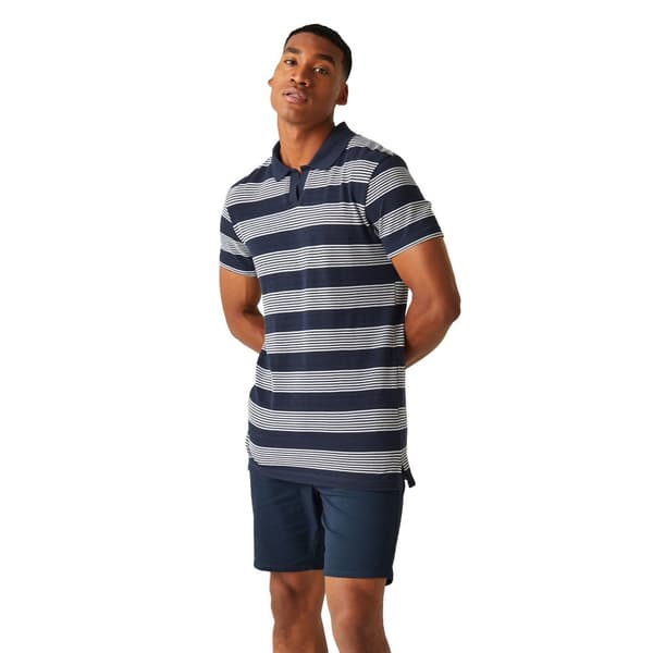 Regatta Mens Tempete Stripe Polo Shirt