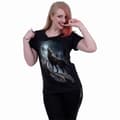 Miniatyrbild 2 av 2: Spiral Direct Womens/Ladies From Darkness Capped Sleeved T-Shirt