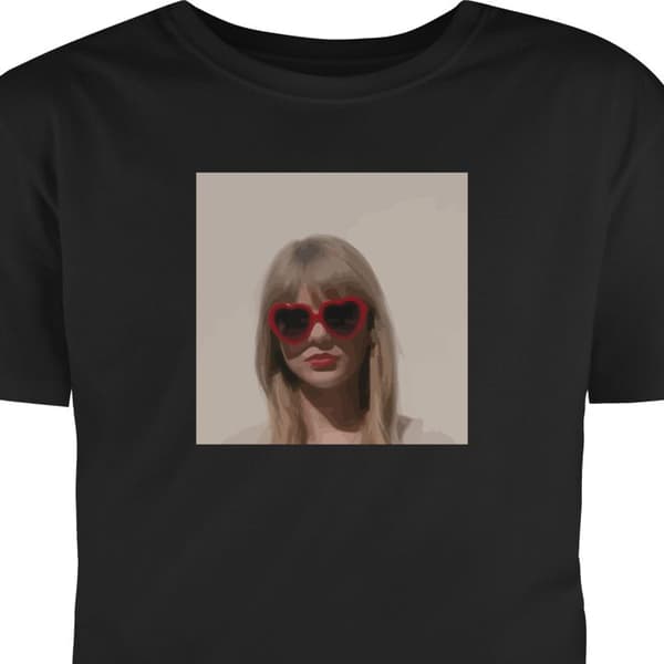 T-shirt för Barn | Klassisk Barn-T-shirt Taylor Swift Svart 9-11 År