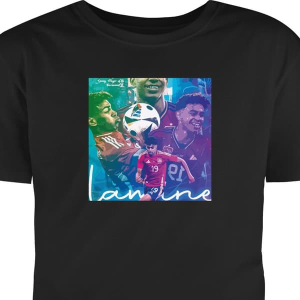 T-shirt för Barn | Klassisk Barn-T-shirt yamal lamine