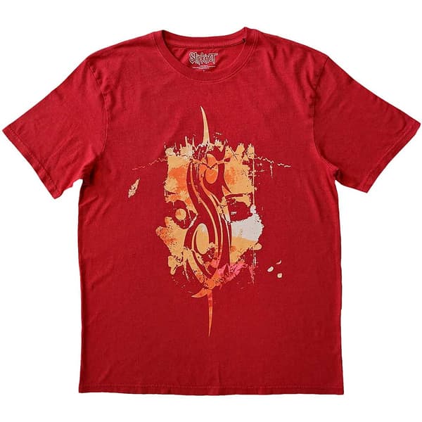 Slipknot Unisex Adult The End So Far Tribal-S Back Print T-Shirt Red S