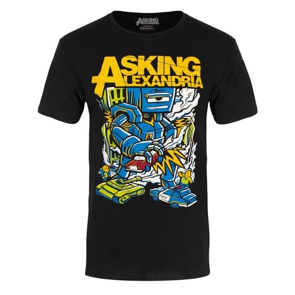Asking Alexandria Unisex Adult Killer Robot T-Shirt