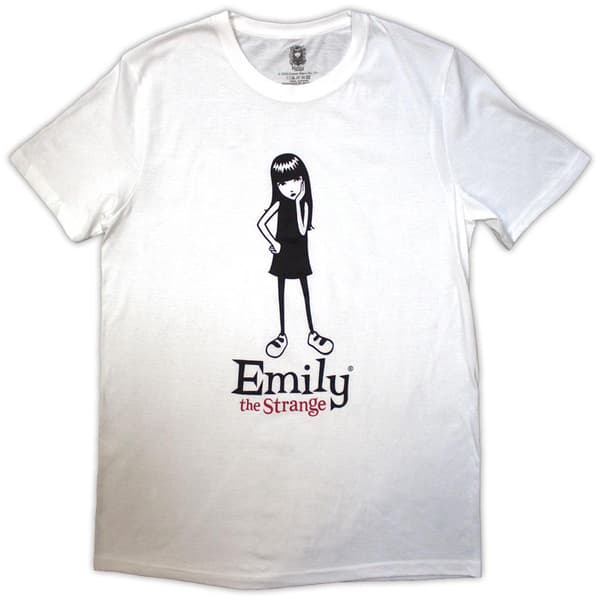 Emily The Strange Unisex Adult Photo Poses T-Shirt