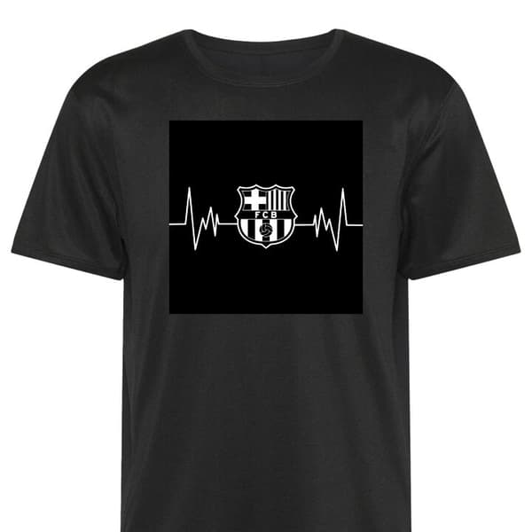 Sport T-shirt til Voksen | Behagelig Trænings T-shirt FC Barcelona Sort Lille