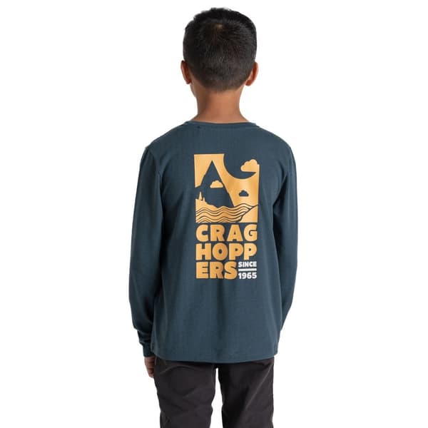 Craghoppers Childrens/Kids Nosilife Cruz Back Print Long-Sleeved T-Shirt