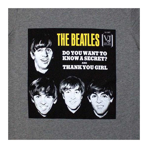 The Beatles Womens/Ladies VJ Secret Sleeve T-Shirt