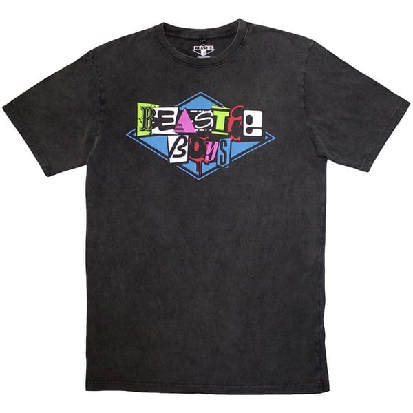 Beastie Boys Unisex Adult Logo Stone Wash T-Shirt