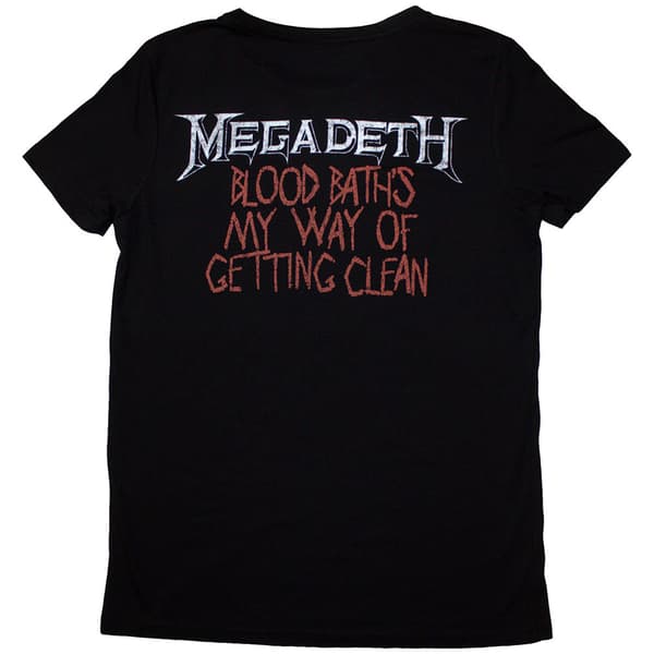 Megadeth Womens/Ladies Black Friday T-Shirt