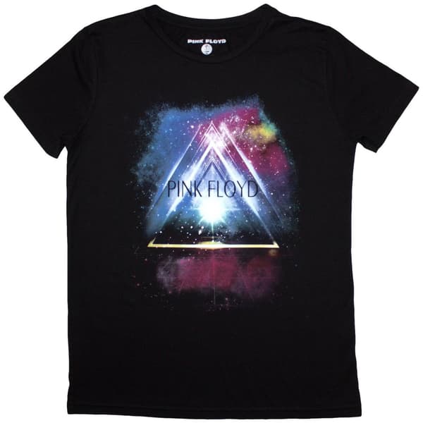 Pink Floyd Womens/Ladies Space Prism T-Shirt Black M