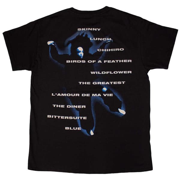 Billie Eilish Unisex Adult Hit Me Hard And Soft Tracklist Back Print T-Shirt