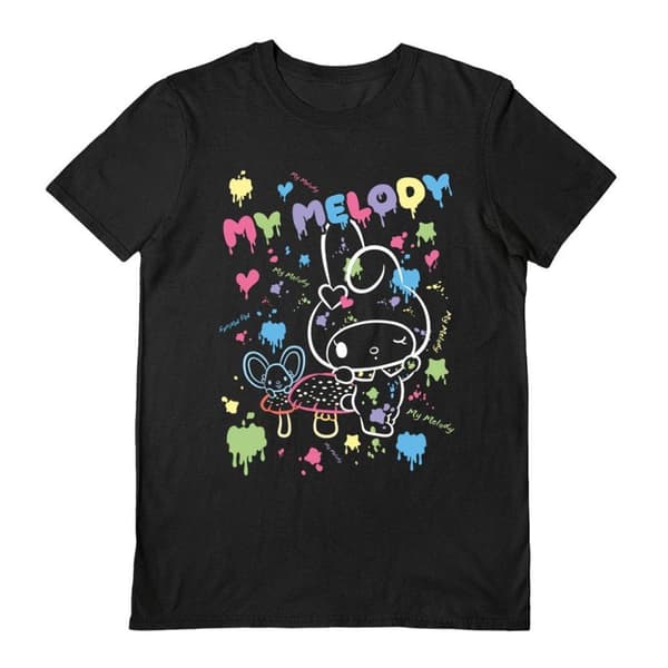 My Melody Unisex Adult Paint T-Shirt