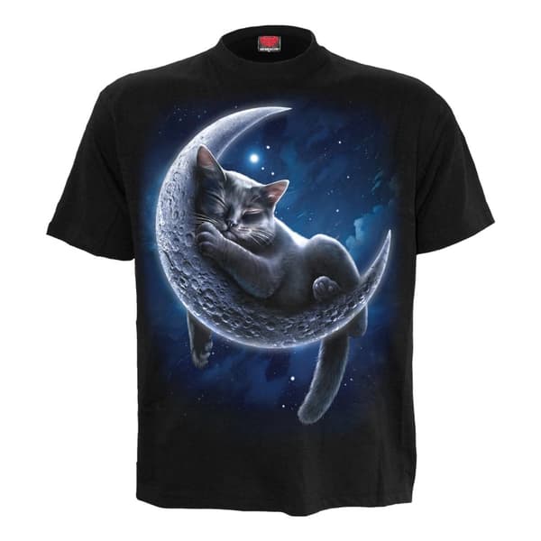 Spiral Direct Unisex Adult Velvet Moon T-Shirt