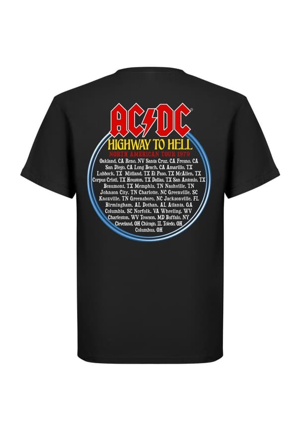 Ac/dc Highway to Hell North America Tour 1979  T-Shirt