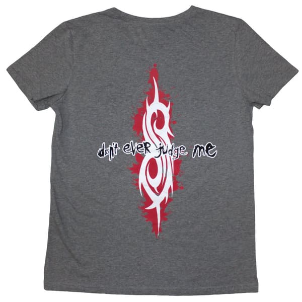 Slipknot Womens/Ladies Don´t Ever Judge Me Back Print T-Shirt