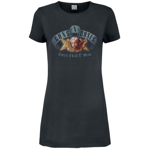 Amplified Womens/Ladies Sweet Child O´ Mine Guns N Roses T-Shirt Dress