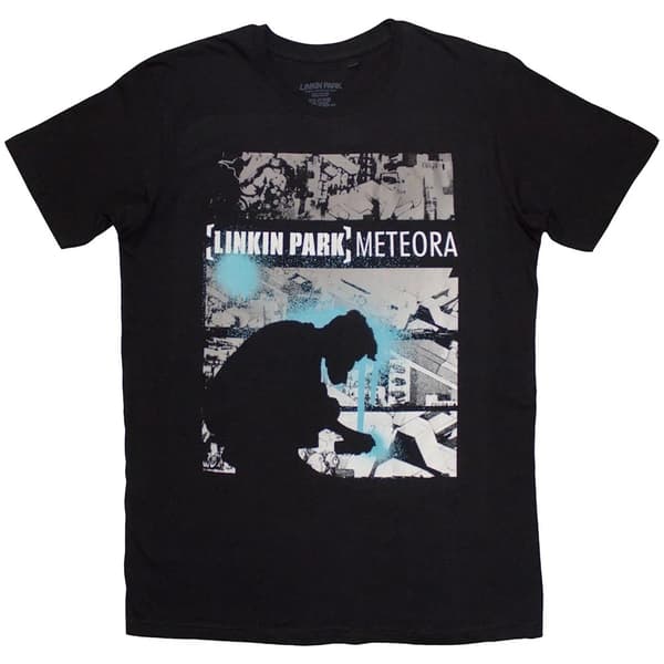 Linkin Park Womens/Ladies Meteora Drip Collage Crop Top Black XS