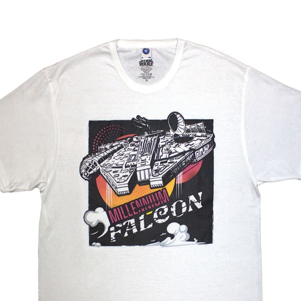 Star Wars Unisex Adult Millennium Falcon T-Shirt