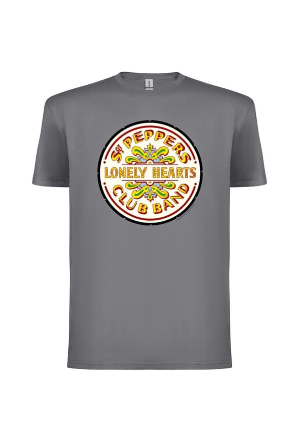 Beatles- lonely Hearts Club  T-Paita Harmaa Medium