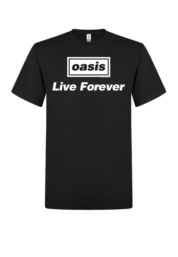 Oasis Live Forever  T-Shirt