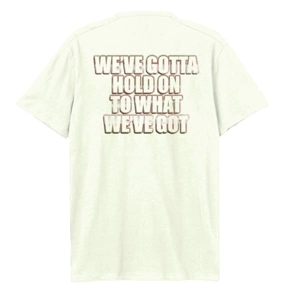 Amplified Unisex Adult Hold On Bon Jovi T-Shirt