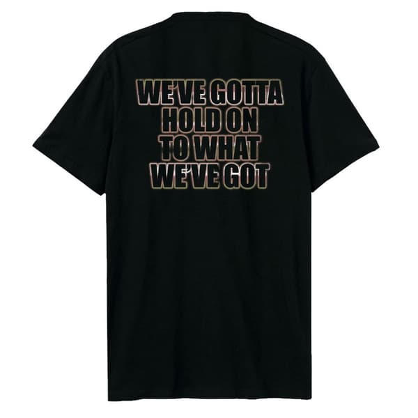 Amplified Unisex Adult Hold On Bon Jovi T-Shirt