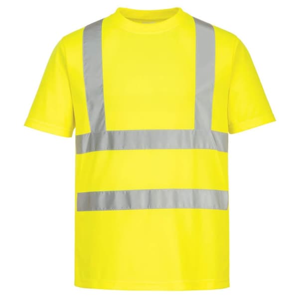 Portwest Unisex Adult Hi-Vis T-Shirt (Pack of 6)