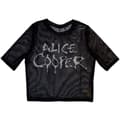 Miniatyrbilde 1 av 2: Alice Cooper Womens/Ladies Dripping Logo Mesh Crop Top