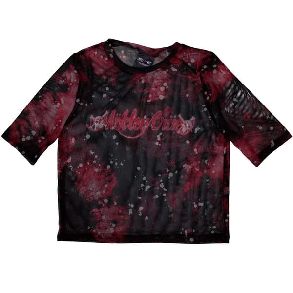 Motley Crue Womens/Ladies Feelgood Mesh Crop Top