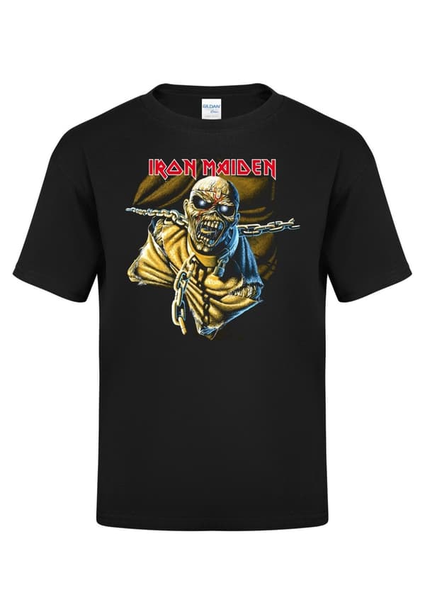 Iron Maiden Piece of Mind Tracks  T-Shirt