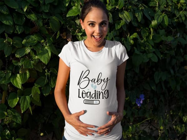 Mamma T-shirt ,  Baby loading