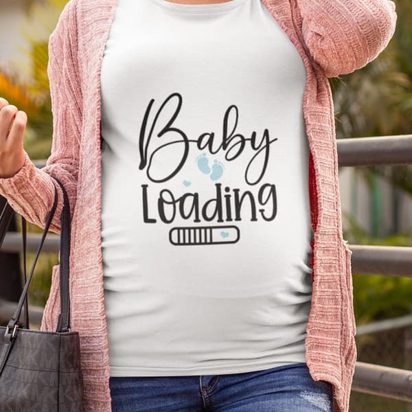 Mamma T-shirt ,  Baby loading