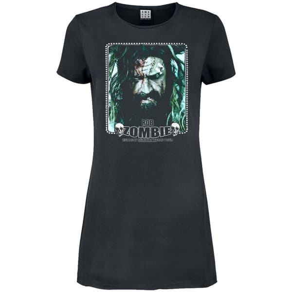 Amplified Womens/Ladies Hellbilly Rob Zombie T-Shirt Dress