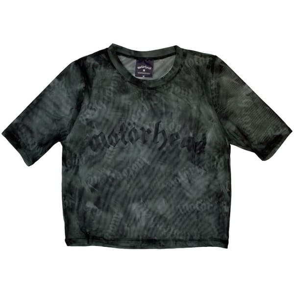 Motorhead Womens/Ladies Logo Mesh Crop Top