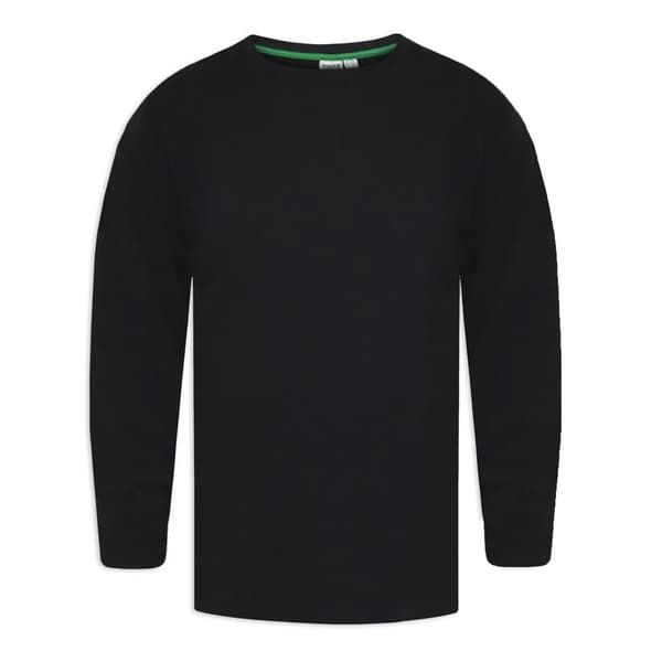 Duke Mens D555 Exeter Thermal Kingsize Long-Sleeved T-Shirt Black 4XL