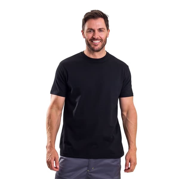 Iron Mountain Mens Crew Neck Relaxed Fit T-Shirt (Pack of 5)