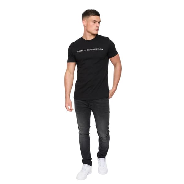 French Connection T-shirt med logo til mænd