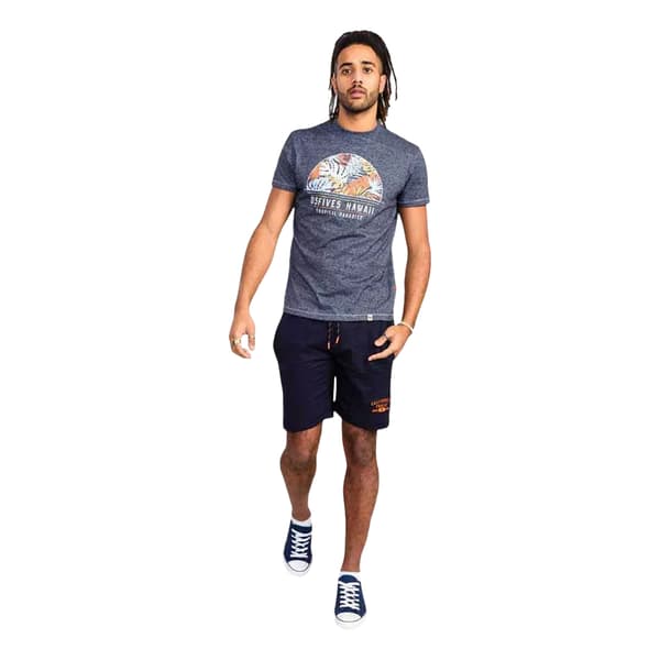 Duke Mens D555 Upton Hawaii Leaf Print T-Shirt