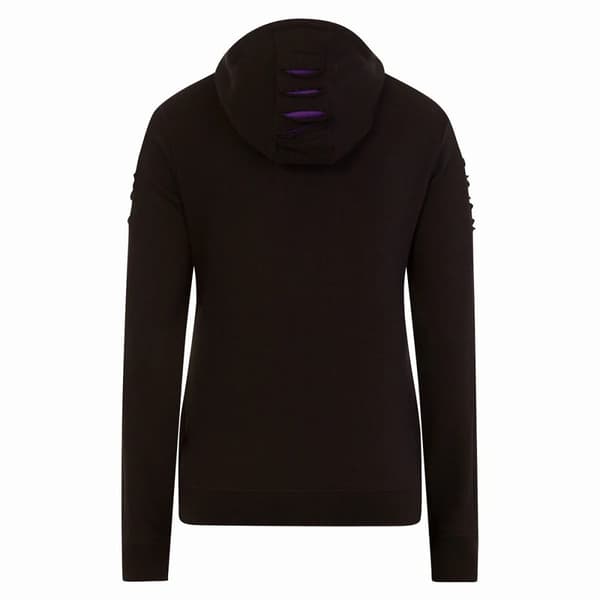 Spiral Direct Womens/Ladies Cattitude Ripped Hoodie