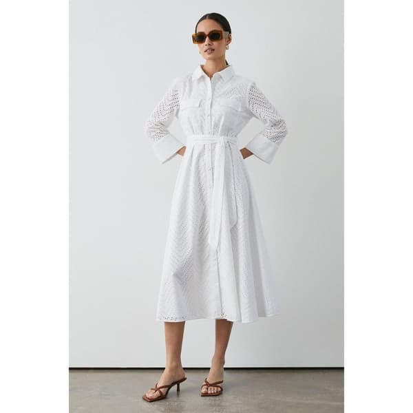 Principles Womens/Ladies Broderie Patch Pocket Shirt Dress