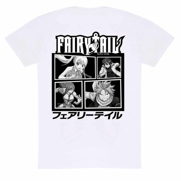 Fairy Tail Unisex Adult Logo & Characters T-Shirt