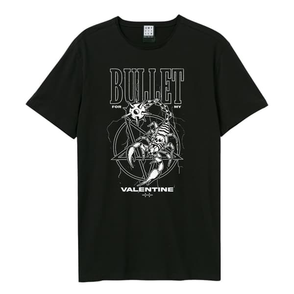 Amplified Unisex Adult Flail Scorpion Bullet For My Valentine T-Shirt