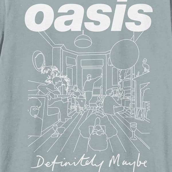 Amplified Unisex Adult Definitely Maybe Oasis T-Shirt