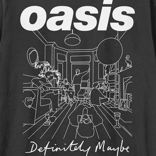 Amplified Unisex Adult Definitely Maybe Oasis T-Shirt